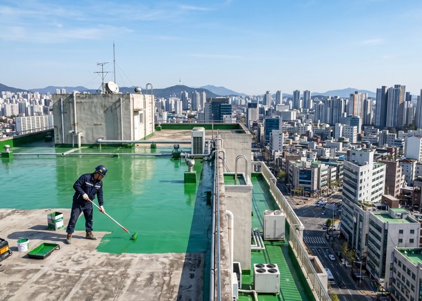 부산북구 옥상방수 전문 시공